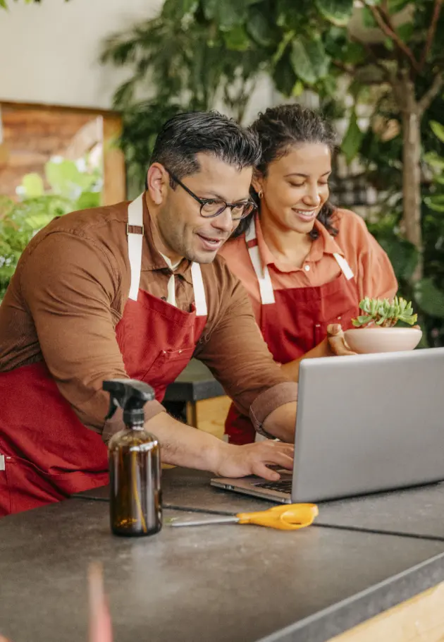 Person managing everyday tasks while thinking about financial next steps.
