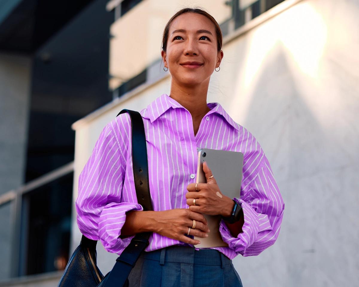 Person preparing for financial coaching and next steps.